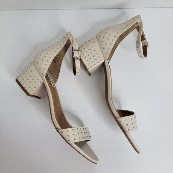 Steve Madden Cream Studded Sandals - Picture 1 of 10